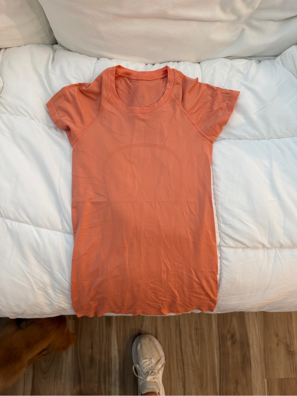 Lululemon Swiftly Tecg Coral Short Sleeve Top